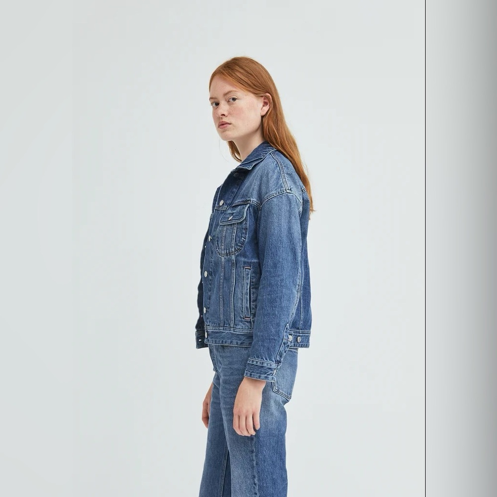 Acne Studios Lamp Mid Blue Denim Jacket size 36